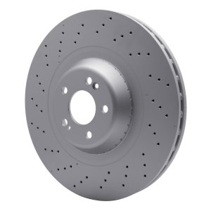 Mercedes-Benz Maybach S600 Brake Rotor (1) - Front - R1 Concepts - GeoSPEC Coated Rotor - Drilled - `15-`17